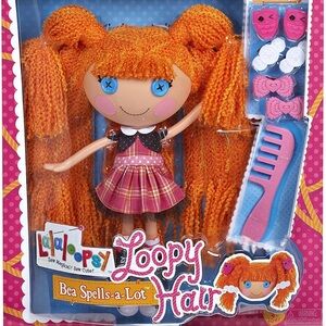 NEW Lalaloopsy Bea Spells-a-Lot Loopy Hair Orange Yarn 2013 12" Doll